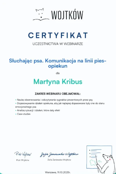 Certyfikat 20
