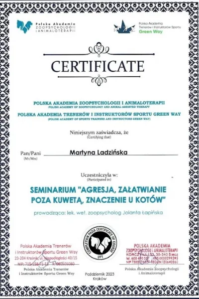 seminarium agresja, znaczenie u kotów